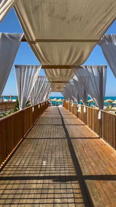 Beach boardwalk