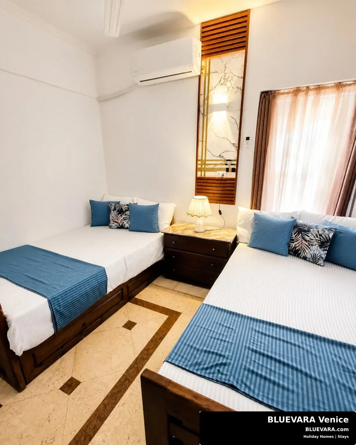 Blue bedroom